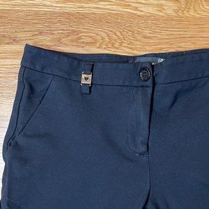 Love Moschino black stretch pants sz 8